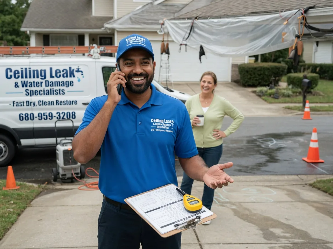 Ceiling Leak Cleanup Cedar Bluffs, NE FAQs